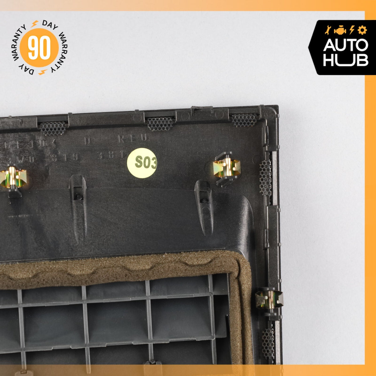 Bentley Continental GT GTC Dashboard Dash AC A/C Air Vent Center Black OEM 65k - photo 9
