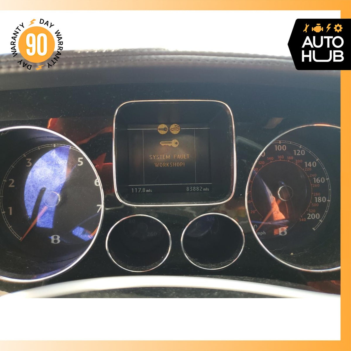 Bentley Continental GTC Speed Convertible Instrument Cluster Speedometer OEM 83k - photo 2