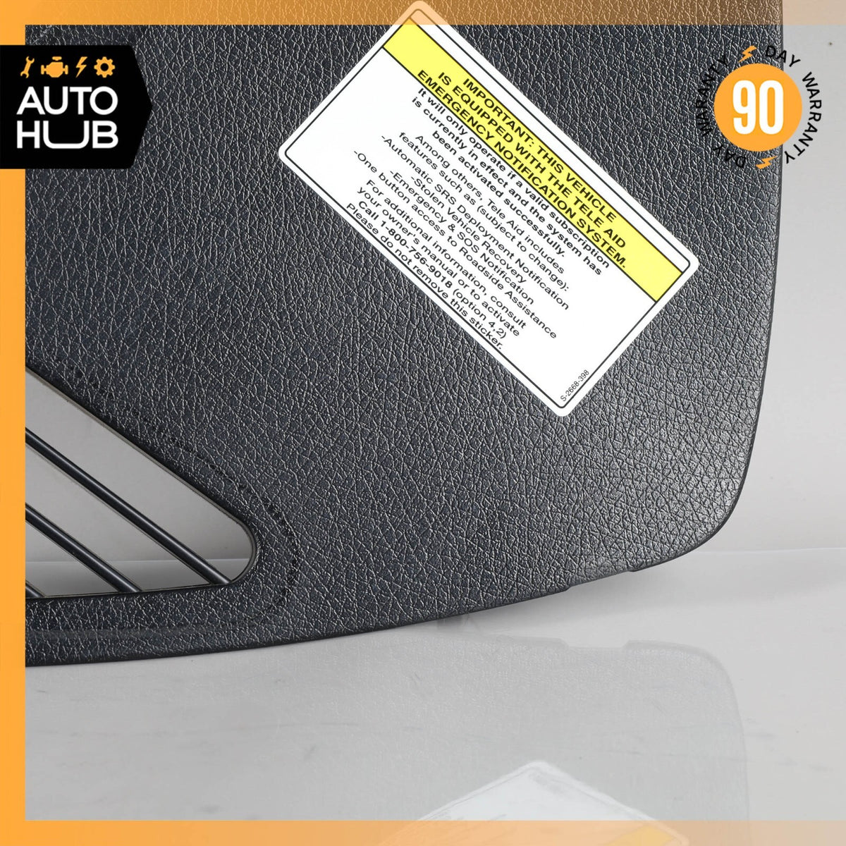 07-09 Mercedes W211 E63 AMG E550 E350 Left Dashboard Trim Cover Panel Black OEM - photo 4
