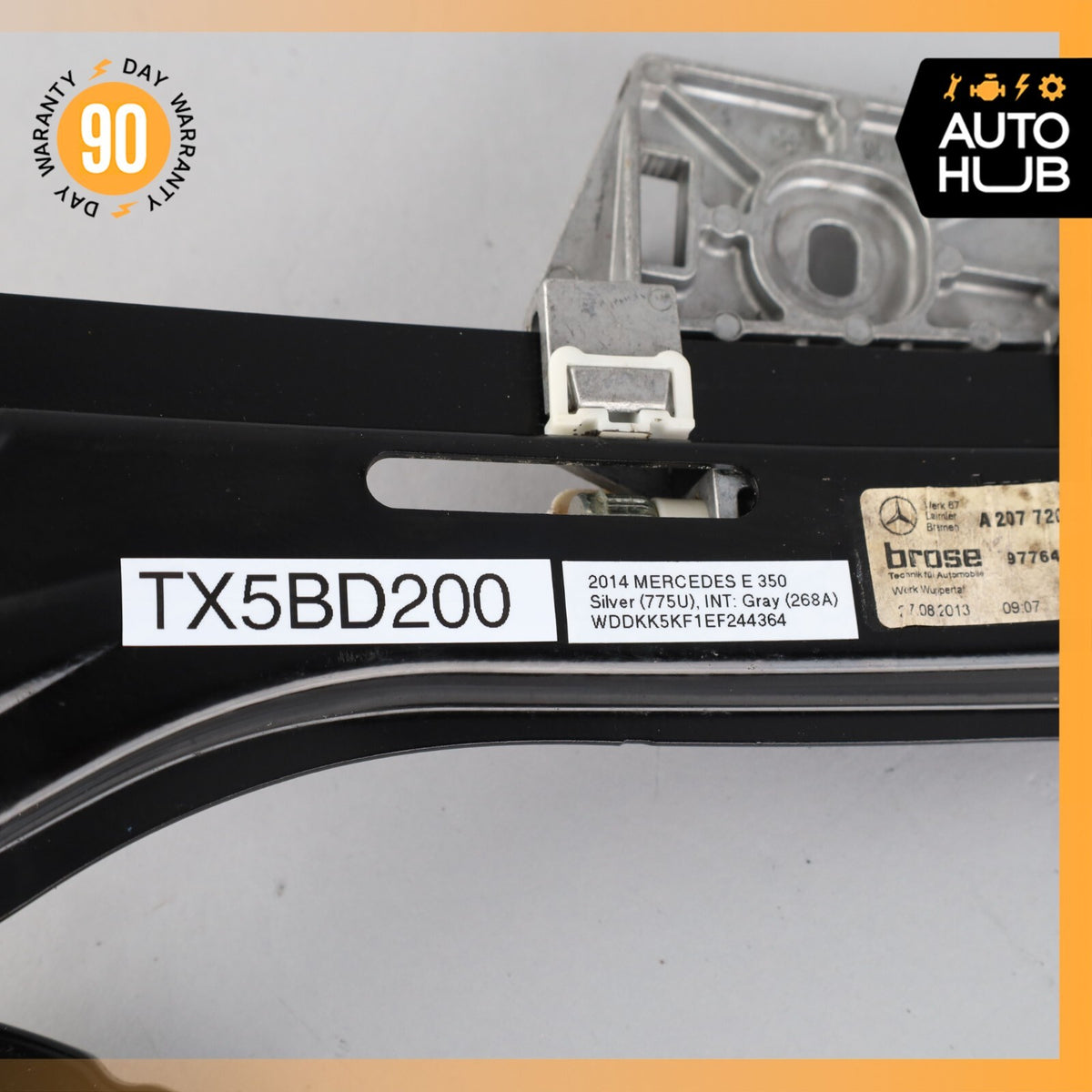 Mercedes W207 E350 Coupe Convertible Window Regulator Motor Front Left OEM 16k - photo 17