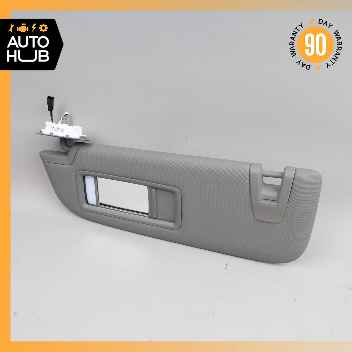 10-16 Porsche Panamera Left Driver Side Sun Visor Sunvisor Gray OEM - photo 7