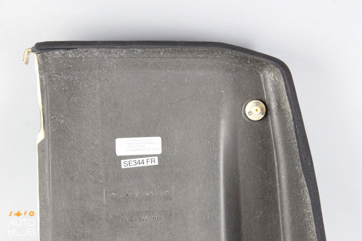90-02 Mercedes R129 SL500 SL600 Right Side Seat Backrest Cover Panel Trim Black - photo 8