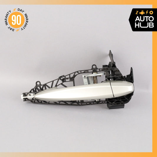 14-18 BMW F15 X5 Rear Right Passenger Exterior Door Handle Silver OEM - photo 1