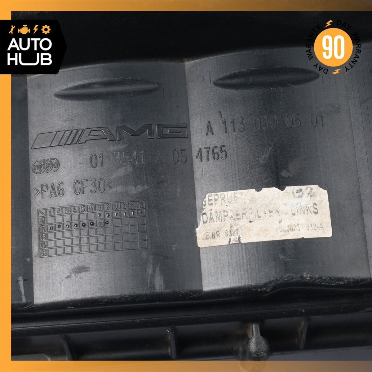 03-08 Mercedes W220 S55 E55 AMG Engine Air Intake Filter Left 1130900501 OEM - photo 13