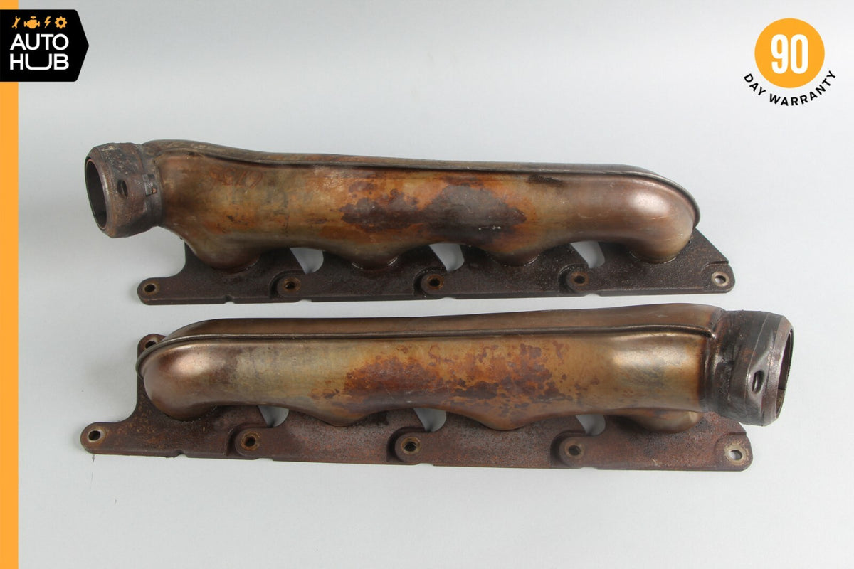 07-11 Mercedes W216 CL550 S550 5.5 V8 Exhaust Manifold Left & Right Set of 2 OEM - photo 1