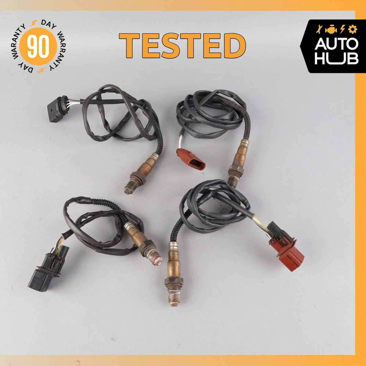 Bentley Continental GT Front & Rear Oxygen O2 Sensor Lambda Set 07C906262AT OEM - photo 1