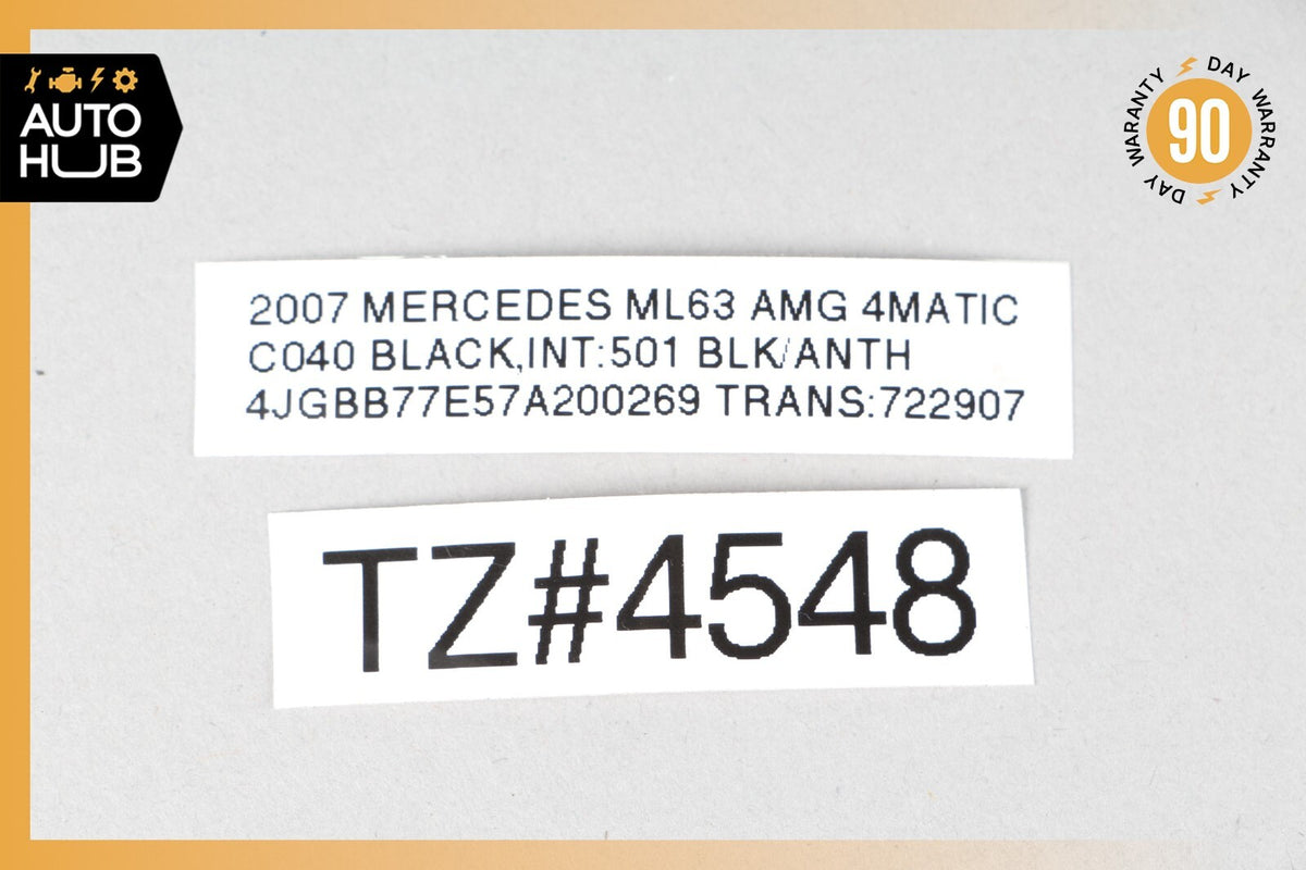 06-11 Mercedes W164 ML63 ML350 Trunk Tailgate Handle Lock Latch Cover Trim OEM - photo 12