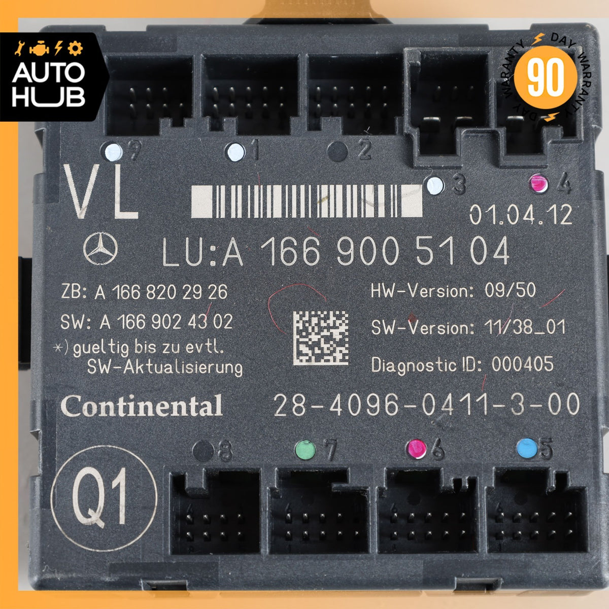12-20 Mercedes W166 ML350 GLA250 Front Left Side Door Control Module OEM - photo 7
