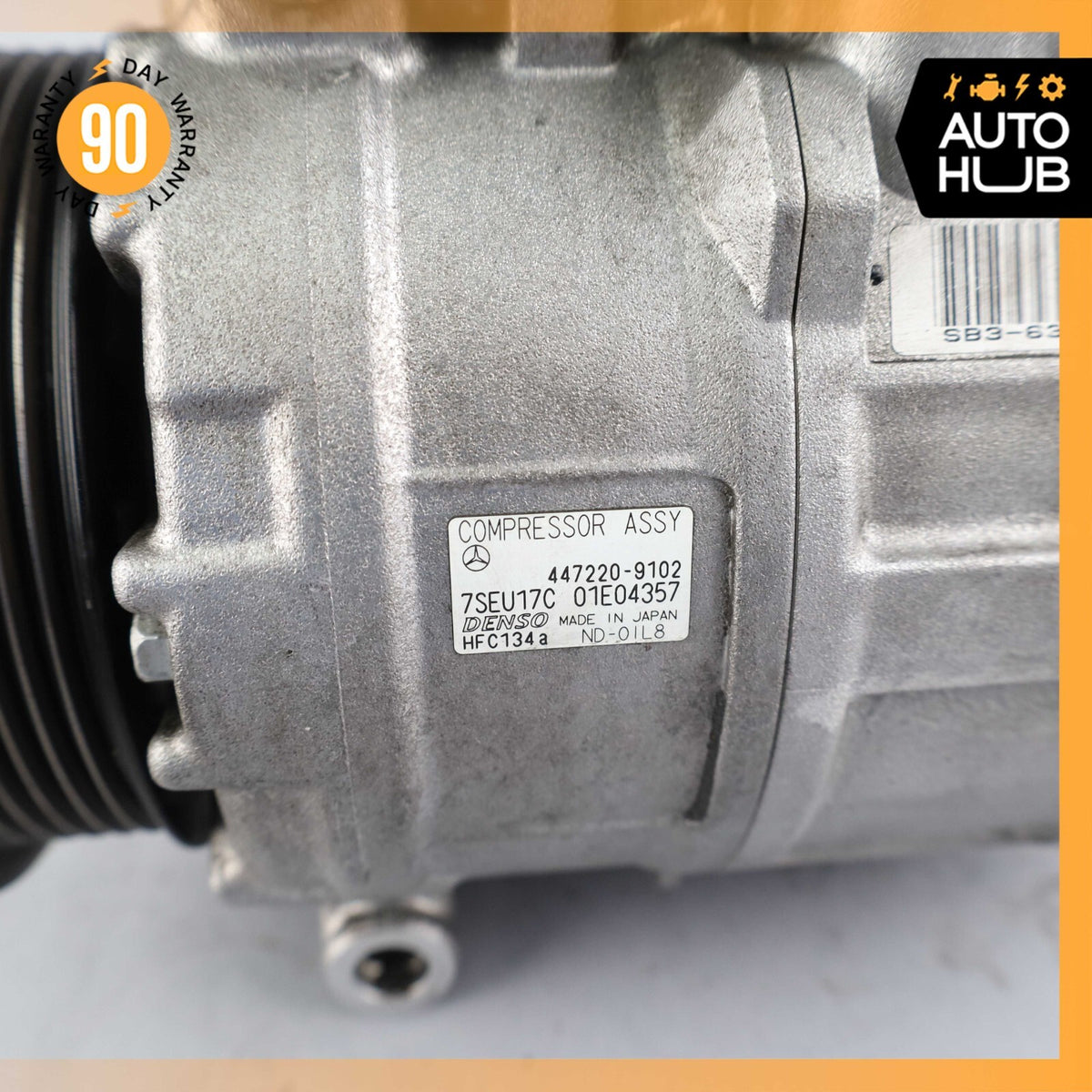 03-06 Mercedes R230 SL500 SL55 AC A/C Air Conditioning Compressor 0012300211 OEM - photo 13