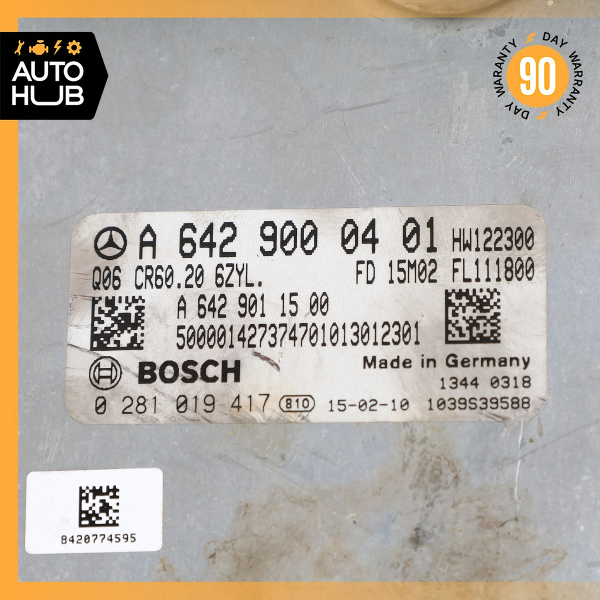 14-16 Mercedes X166 GL350 BlueTec Diesel ECU Engine Control Module Unit OEM - photo 10