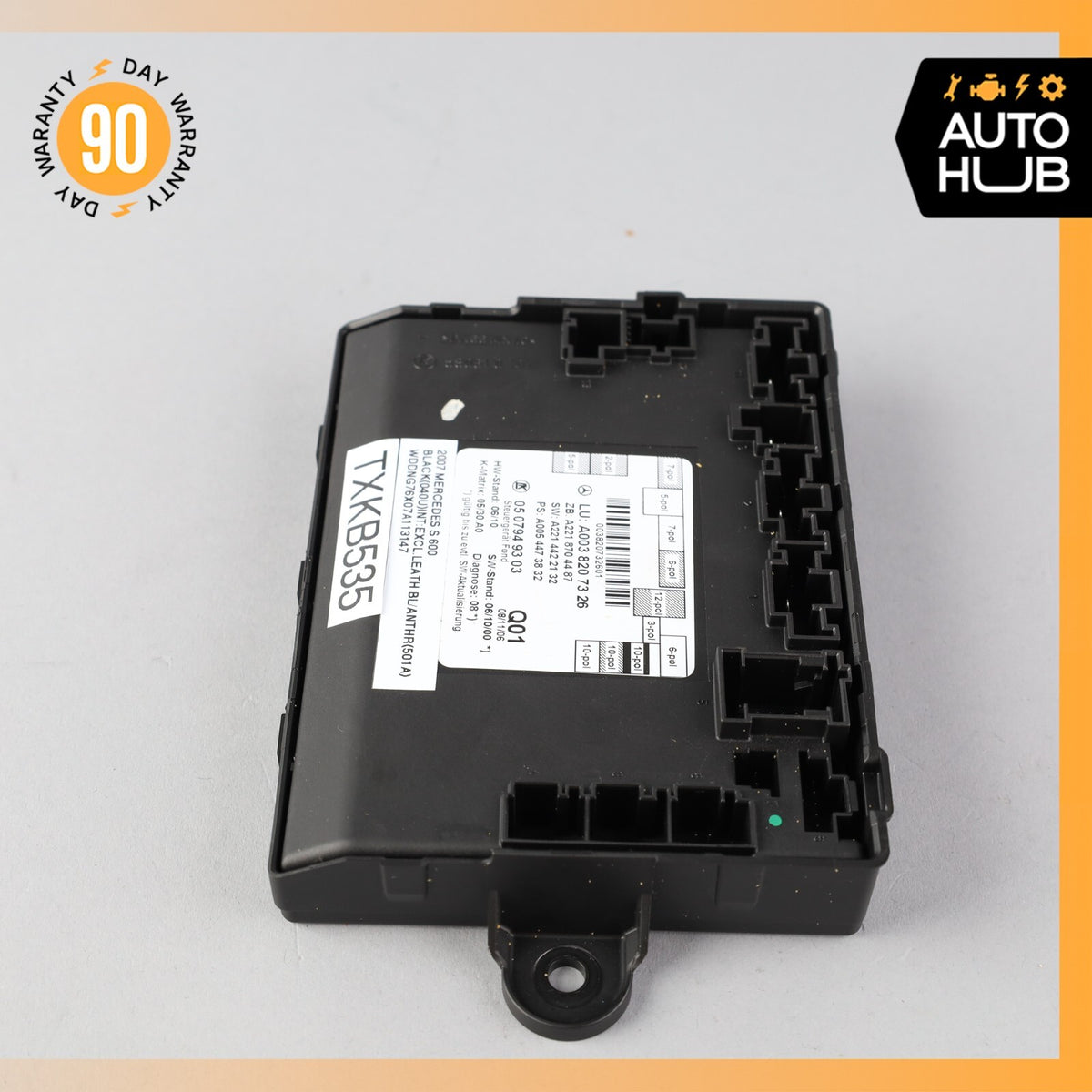 07-13 Mercedes W221 S600 S550 Rear Right or Left Side Door Control Module OEM - photo 4