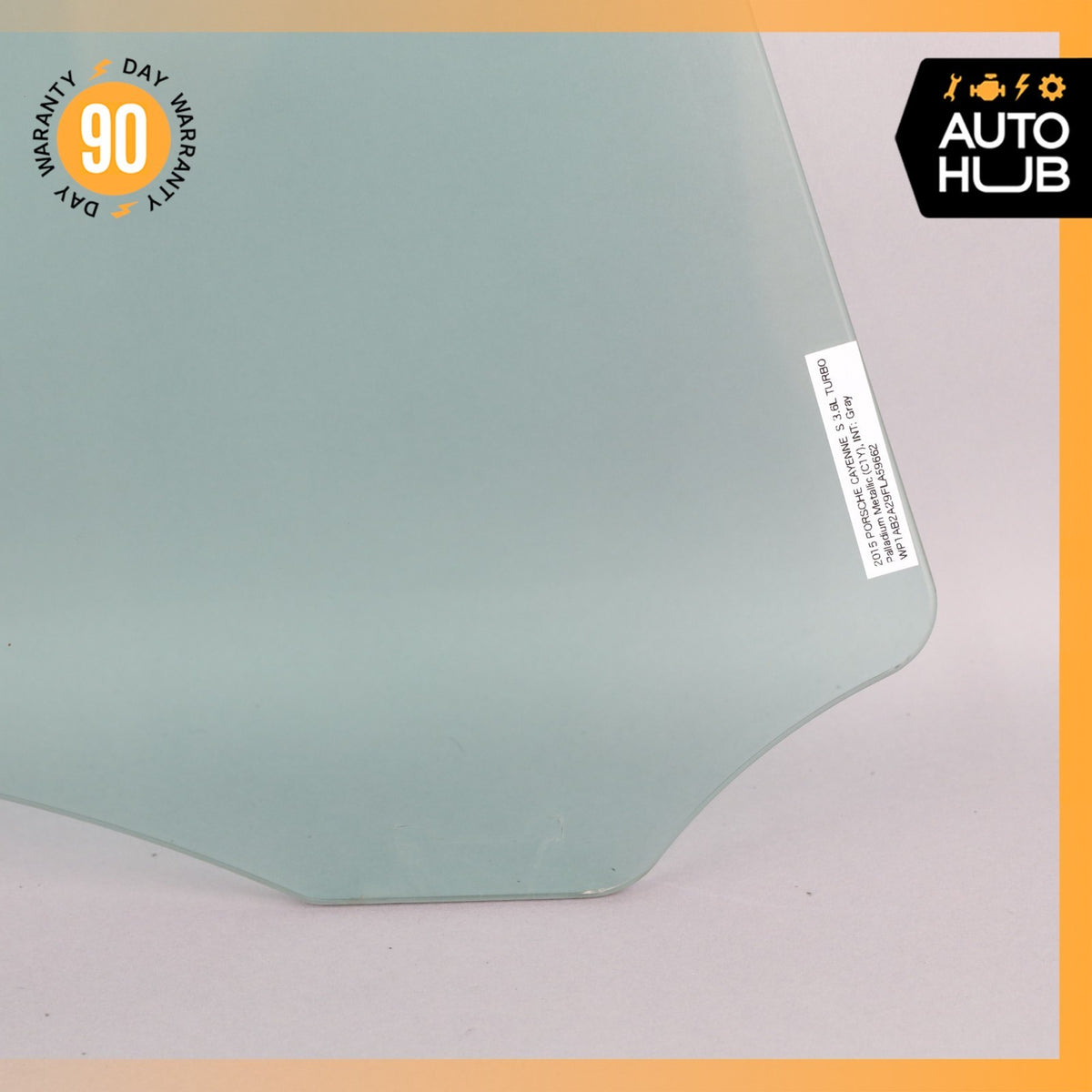 11-18 Porsche Cayenne 958 Front Left Door Window Glass 95854251100 OEM - photo 15