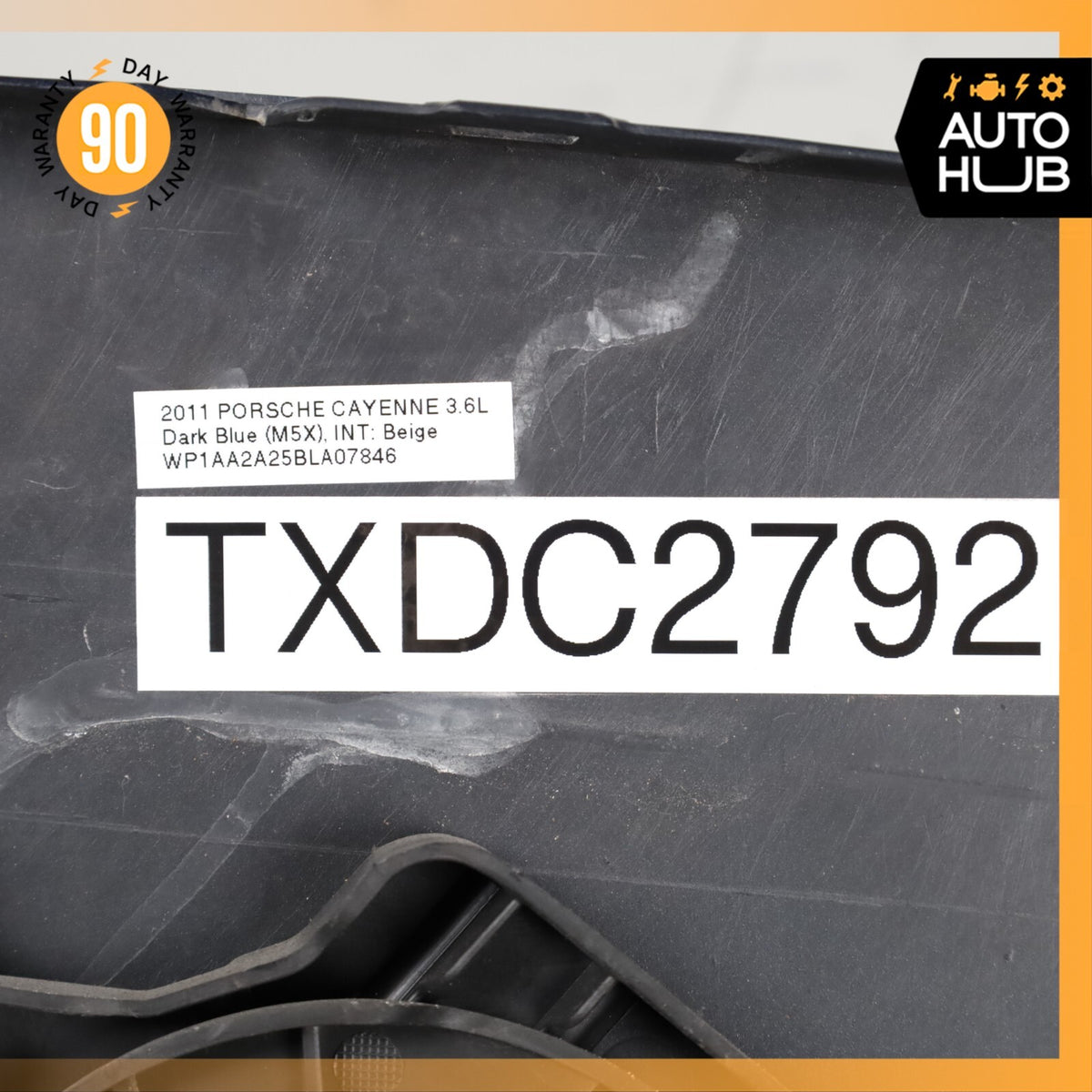 11-14 Porsche Cayenne 958 Rear Bumper Cover Assembly Blue OEM - photo 18