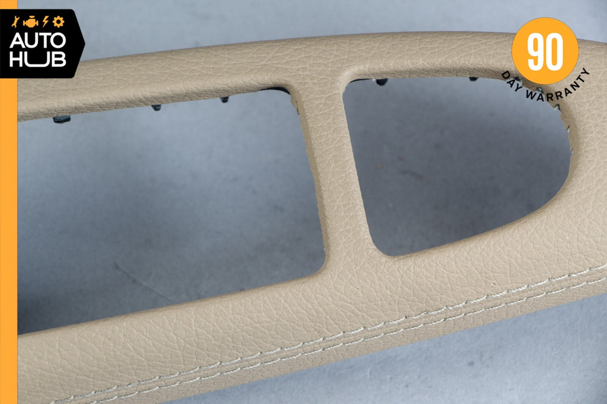 07-13 Mercedes W221 S550 S600 Master Window Control Switch Bezel Trim Beige OEM - photo 3