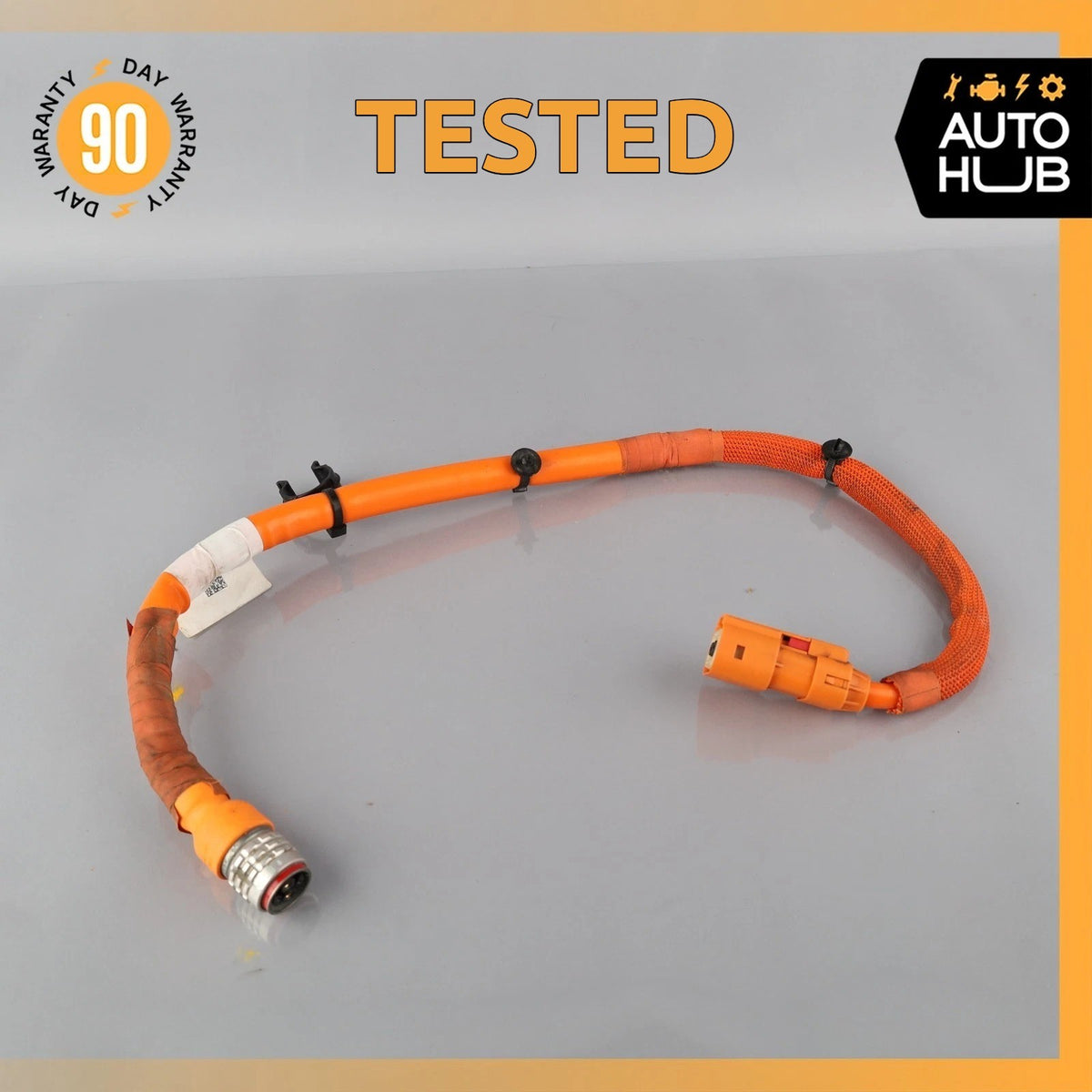 15-18 Porsche Cayenne E-Hybrid 958 A/C AC Compressor High Voltage Wire Cable OEM - photo 1
