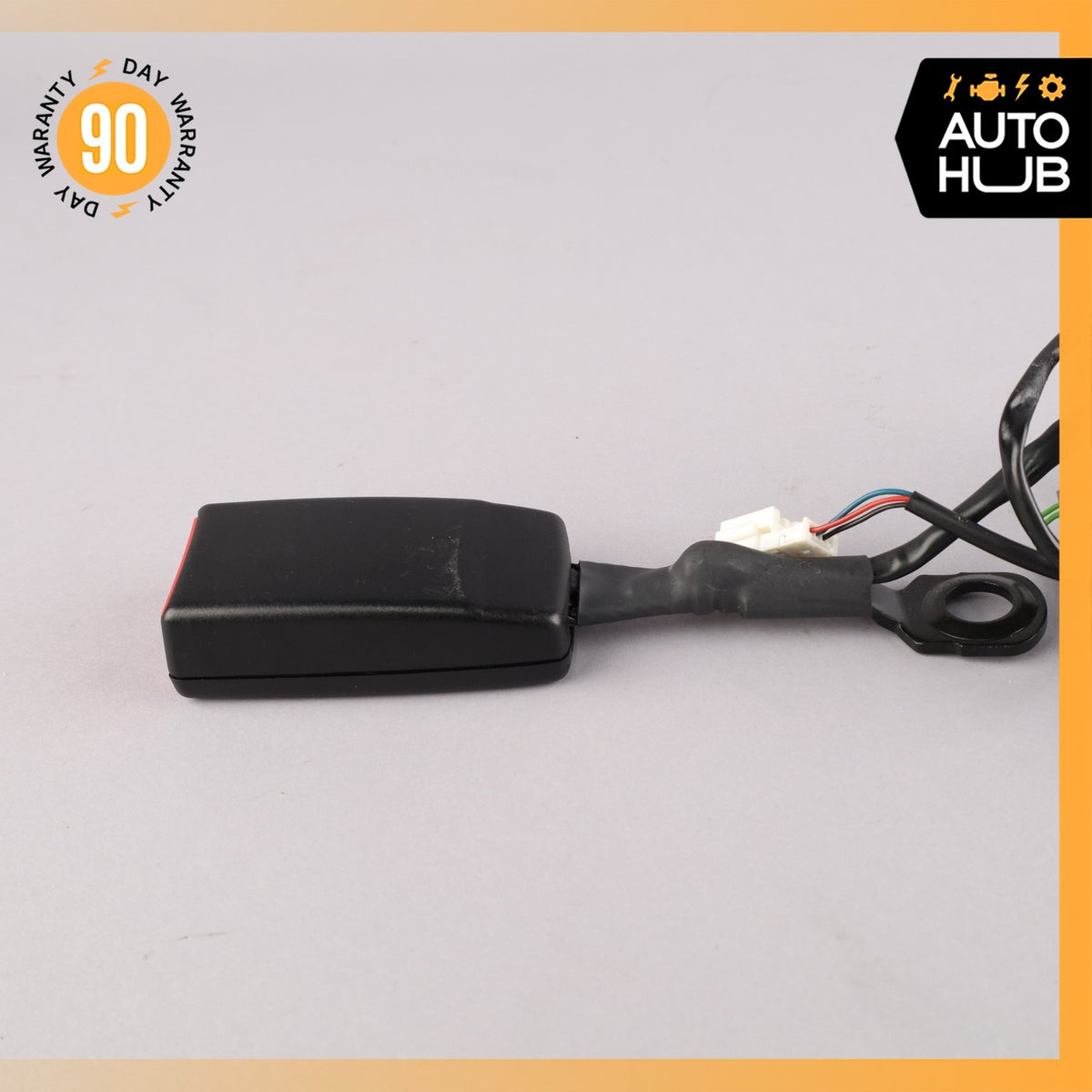 10-16 Porsche Panamera 970 Front Right Passenger Side Seat Belt Buckle Black OEM - photo 2