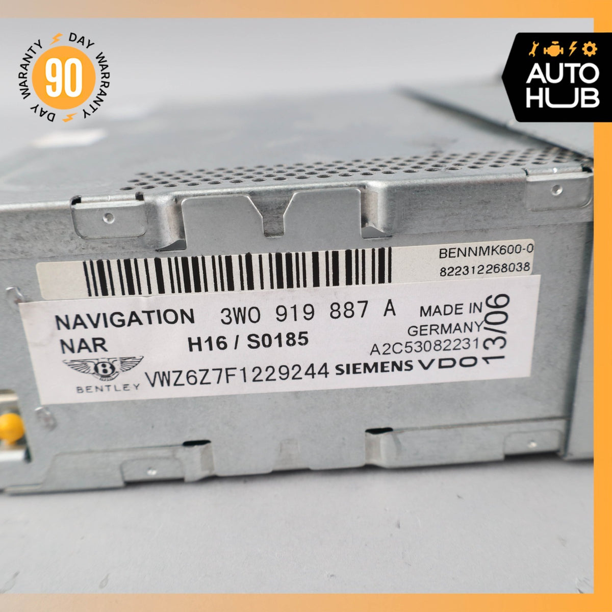03-06 Bentley Continental Flying Spur GT Navigation CD Disc Player GPS OEM 39k - photo 8