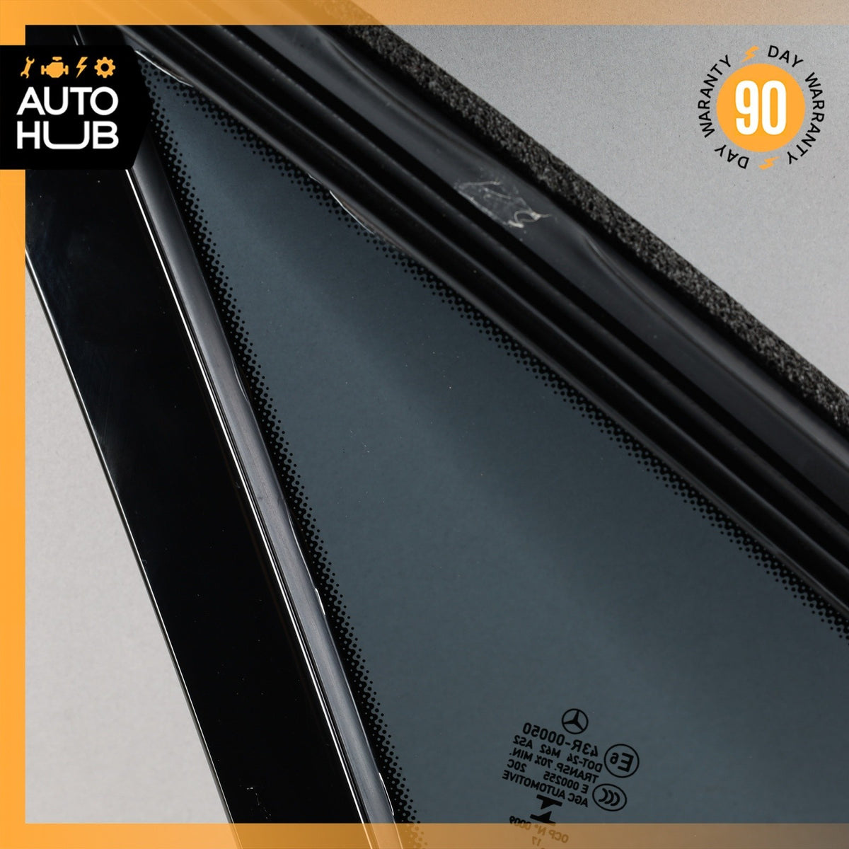18-23 Mercedes W238 E400 E450 Coupe Rear Right Side Quarter Window Glass OEM - photo 13