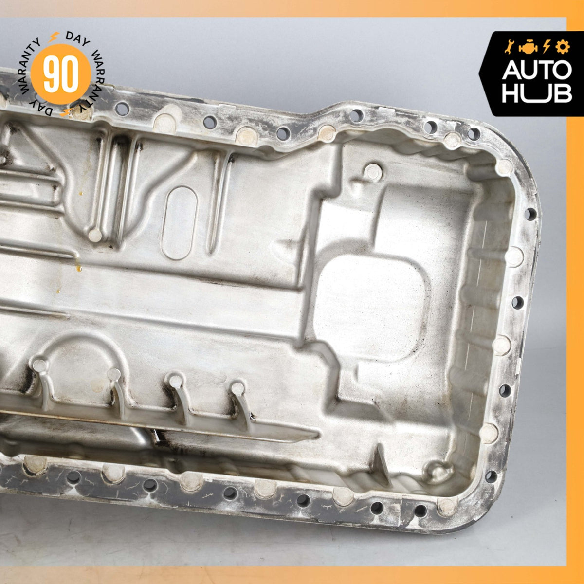 07-12 Mercedes R230 SL550 CLS550 E550 CLK550 Upper & Lower Oil Pan Section OEM - photo 11