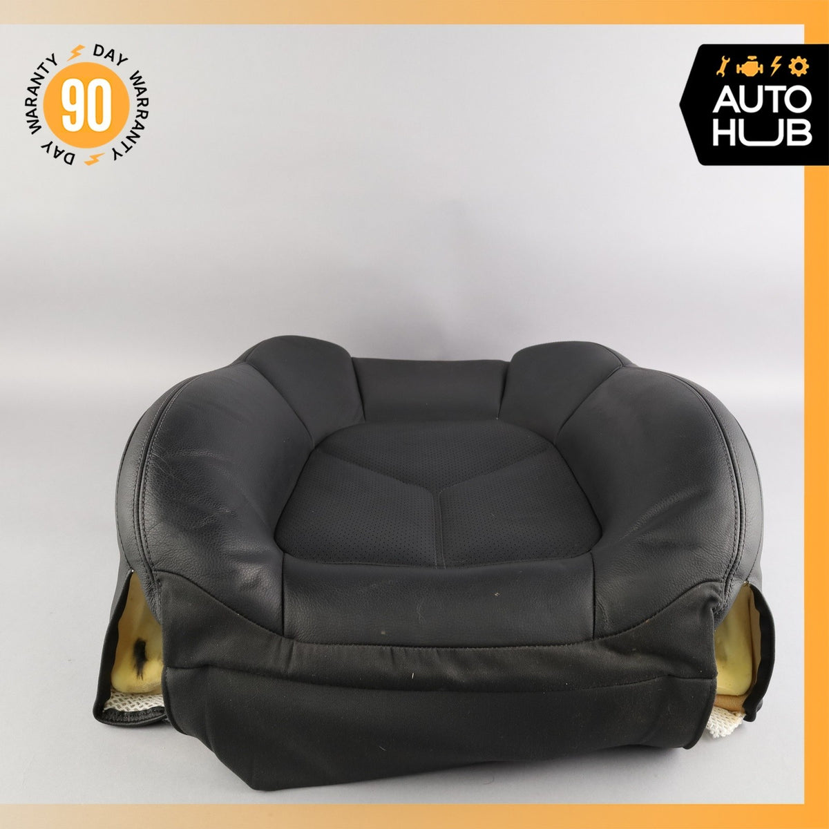 11-18 Porsche Cayenne 958 Front Right Side Seat Upper Cushion Black OEM - photo 16