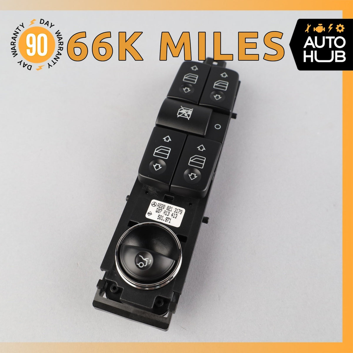 03-06 Mercedes W220 S430 S55 AMG S500 Master Window Switch Left Driver Side OEM - photo 1