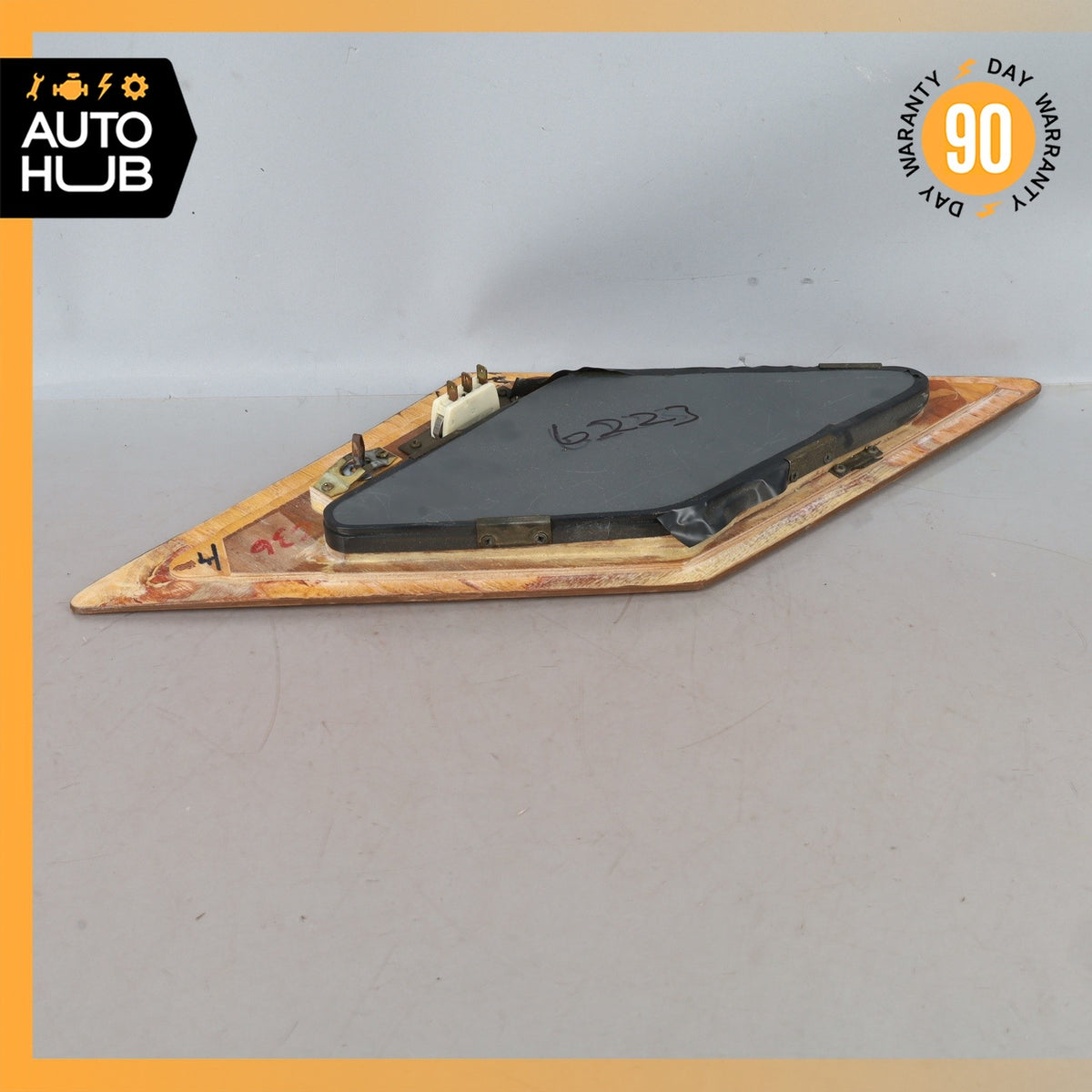 81-98 Bentley Brooklands Rear Right Quarter Vanity Glass Mirror Wood OEM - photo 11