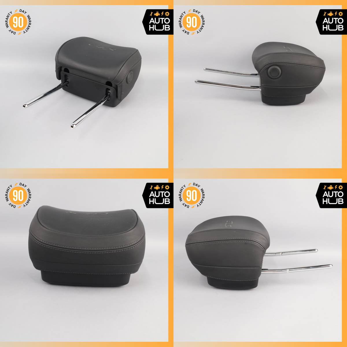 15-26 Porsche Macan 95B GTS Front & Rear Headrest Head Rest Leather Set OEM 46k - photo 4