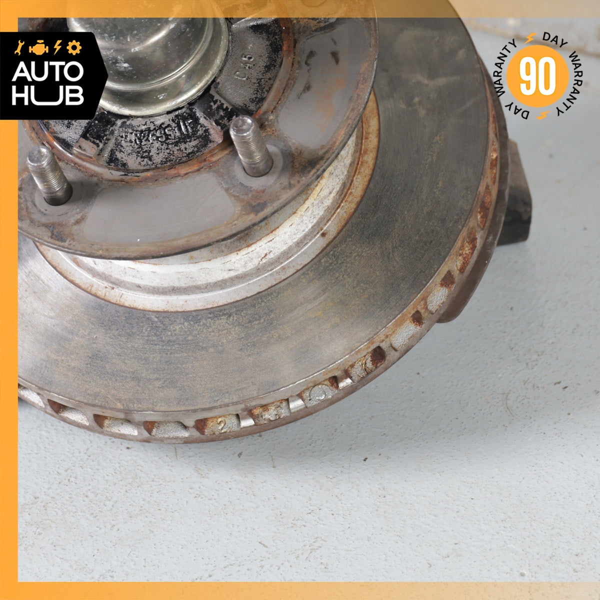 90-96 Bentley Brooklands Silver Spur Front Left Spindle Knuckle Hub w/ Disc OEM - photo 6