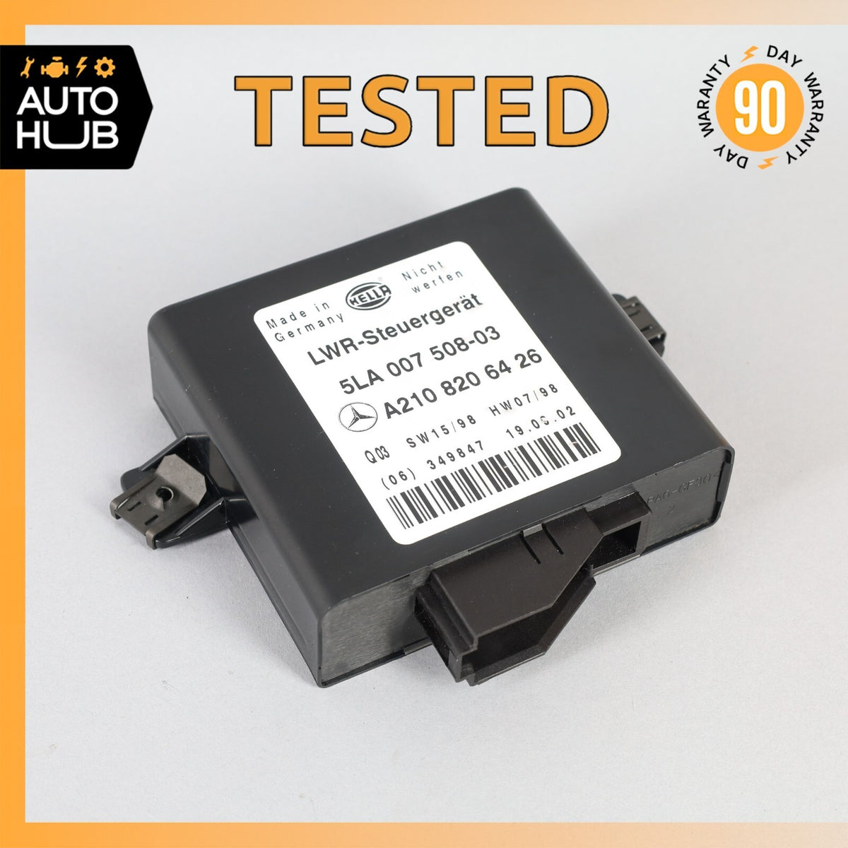 98-03 Mercedes W208 CLK430 CLK320 E320 Headlight Lamp Range Control Module OEM - photo 1