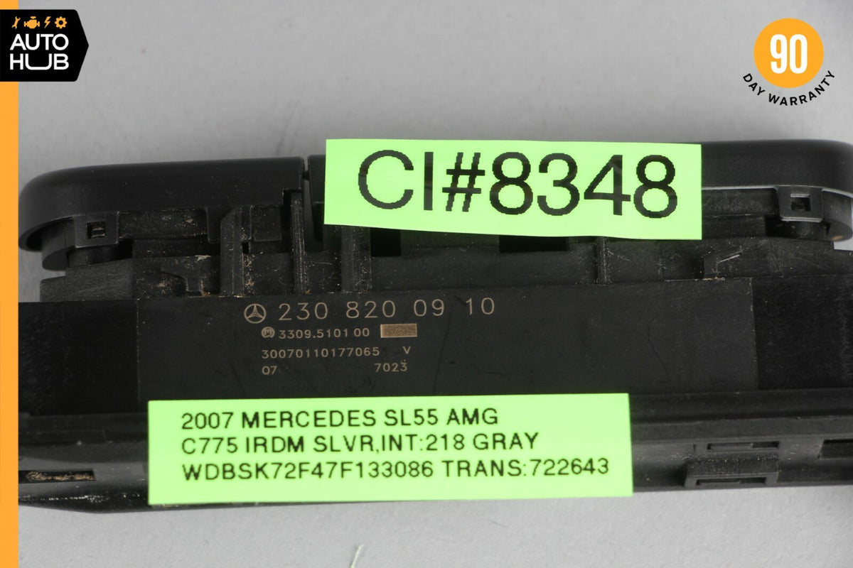 Mercedes R230 SL55 AMG SL550 Center Console ESP Switch Control Button OEM 66k - photo 9