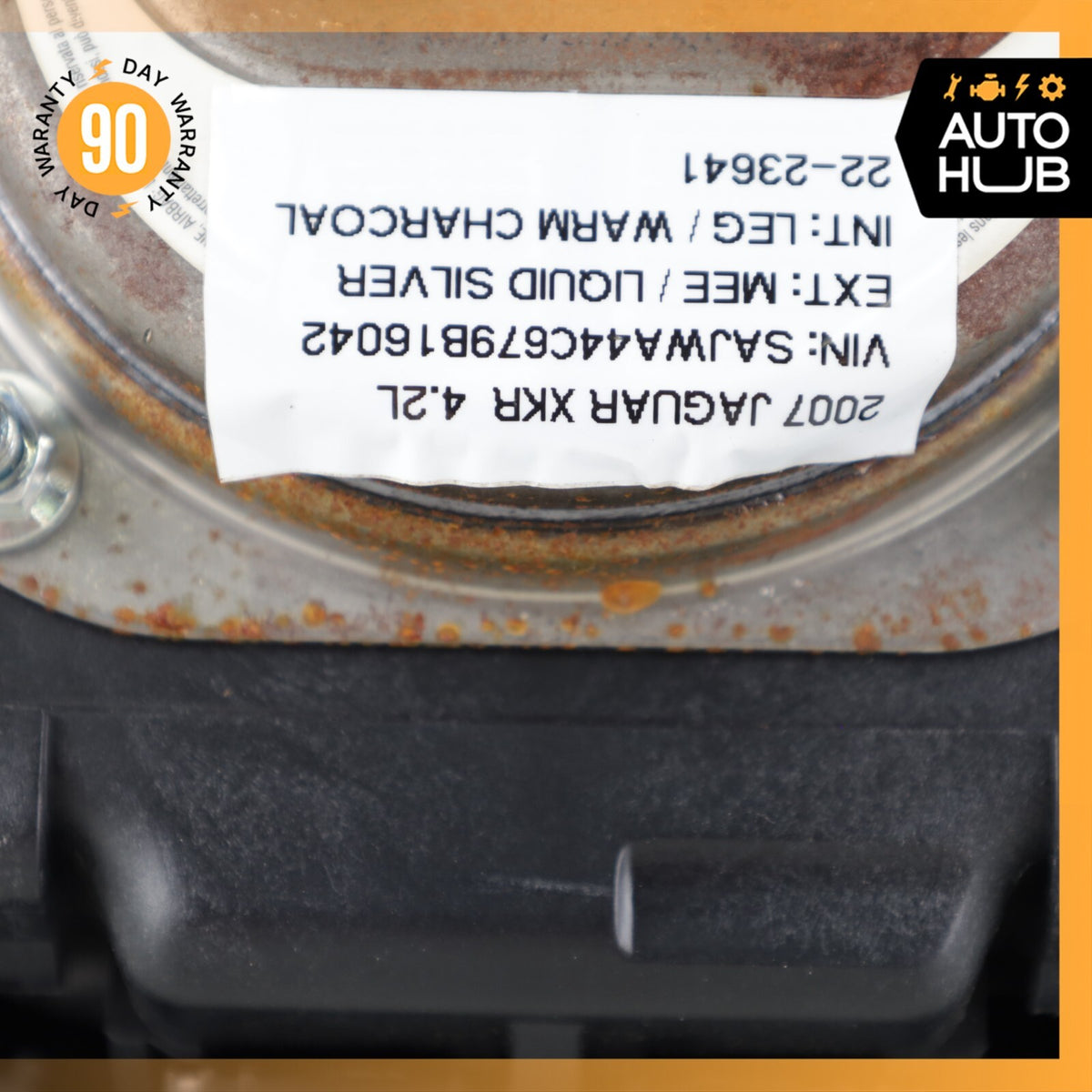 Jaguar X150 XKR Steering Wheel Airbag Air Bag Black OEM - photo 7