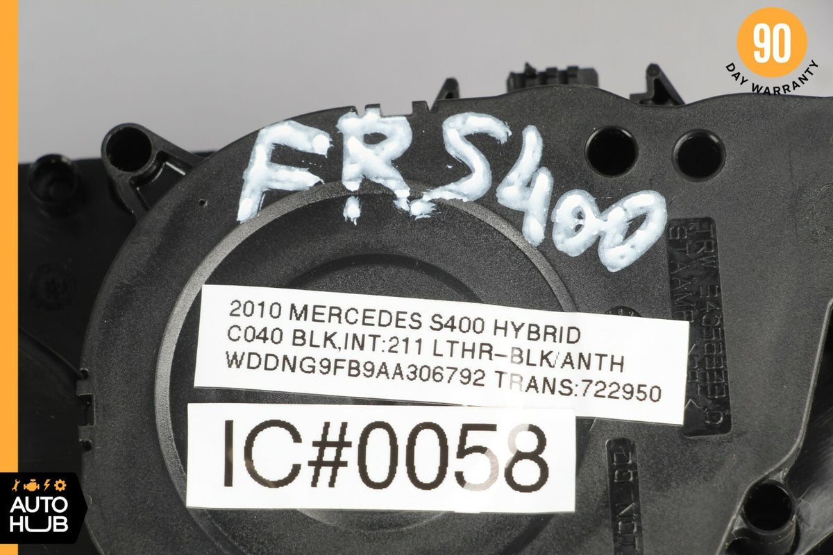 10-13 Mercedes W221 S400 S63 AMG Seat Belt Front Right Passenger Side Black OEM - photo 10
