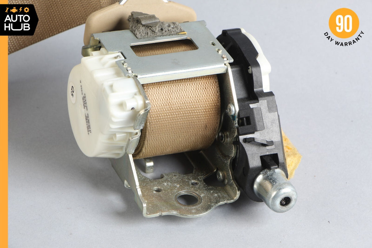 07-14 Mercedes W216 CL550 CL63 AMG Rear Right Passenger Seat Belt Beige OEM - photo 6