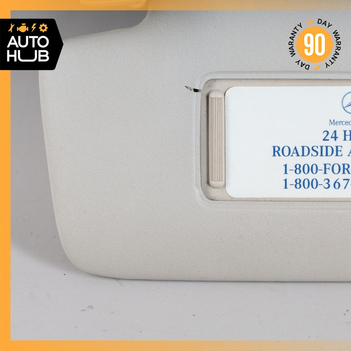 98-03 Mercedes W208 CLK430 CLK320 Left Driver Side Sunvisor Shade Cover OEM - photo 3
