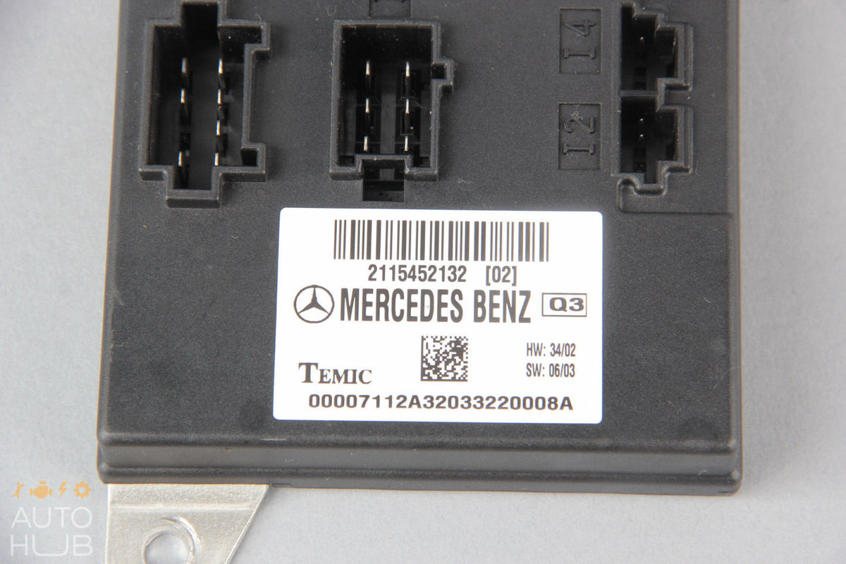03-11 Mercedes W211 E350 E500 CLS500 Body Control Module Unit BCM 2115452132 OEM - photo 6