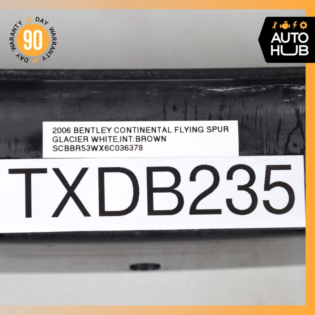 Bentley Continental Flying Spur Rear Bumper Reinforcement Impact Bar OEM 58k - photo 10