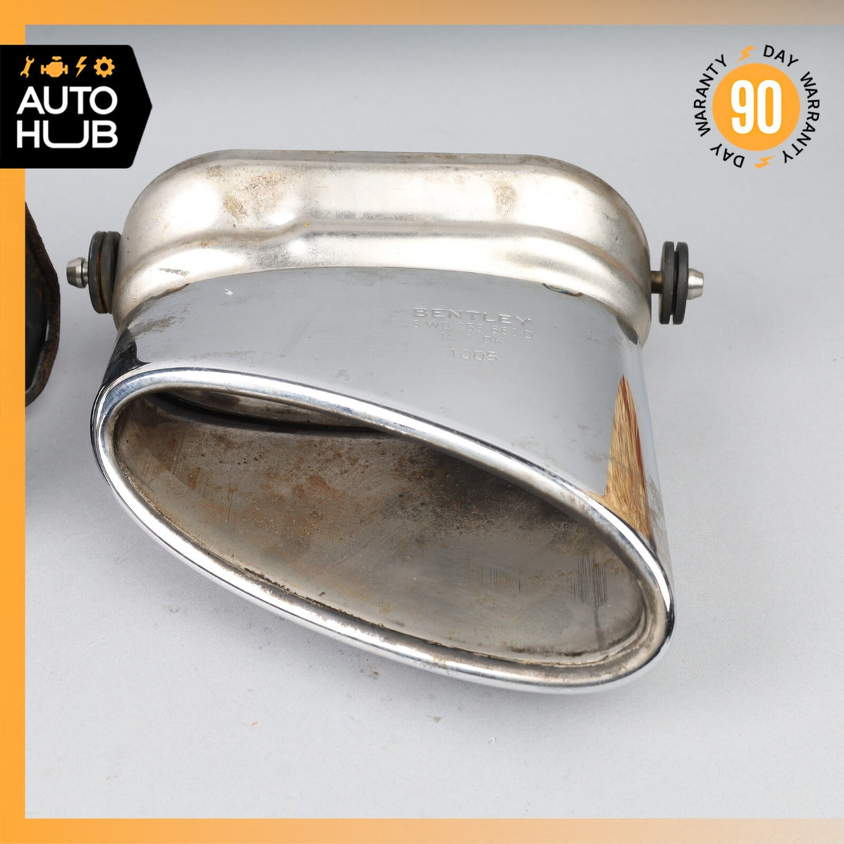 Bentley Continental Flying Spur Exhaust Muffler Tips Left & Right Set OEM 80k - photo 11