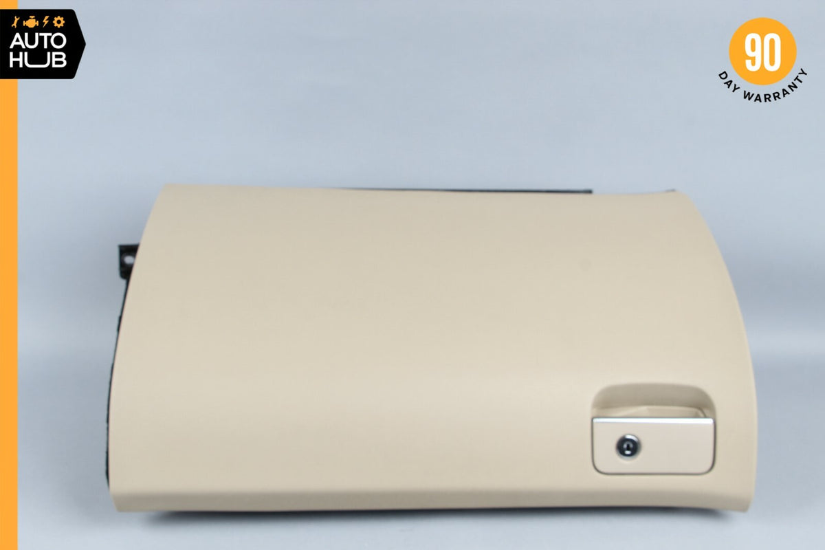 06-13 Mercedes W251 R350 R500 Dashboard Glove Box Storage Compartment Beige OEM - photo 2