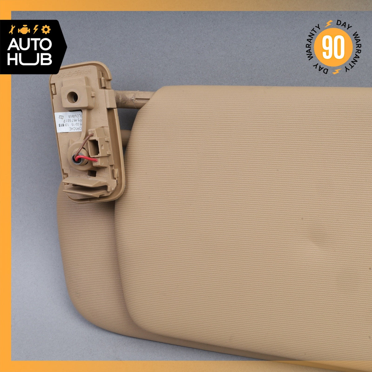 15-18 Porsche Cayenne 958 Sun Visor Sunvisor Front Left Luxor Beige OEM - photo 18