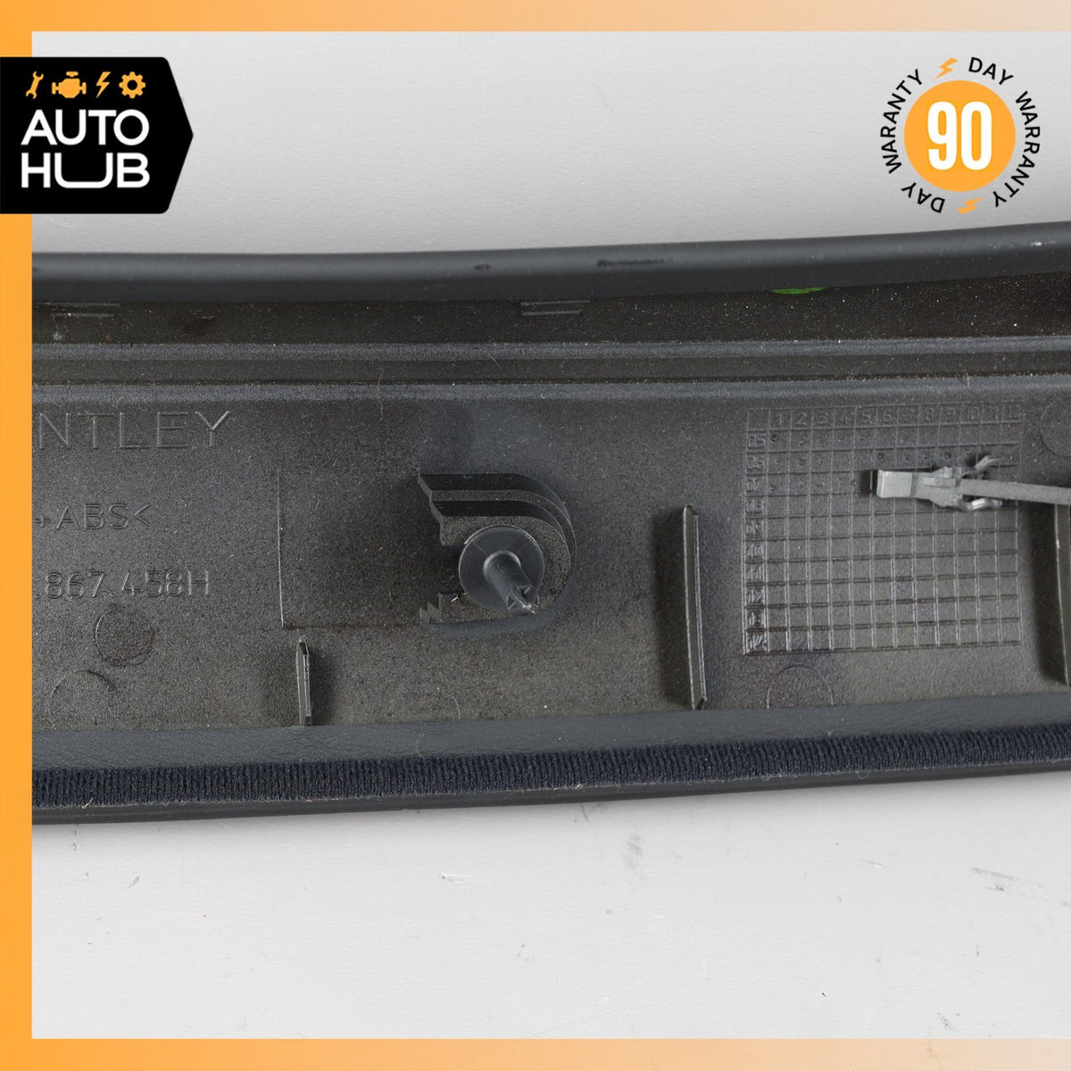 03-10 Bentley Continental GT Front Right Side Interior Trim Panel A Pillar OEM - photo 10
