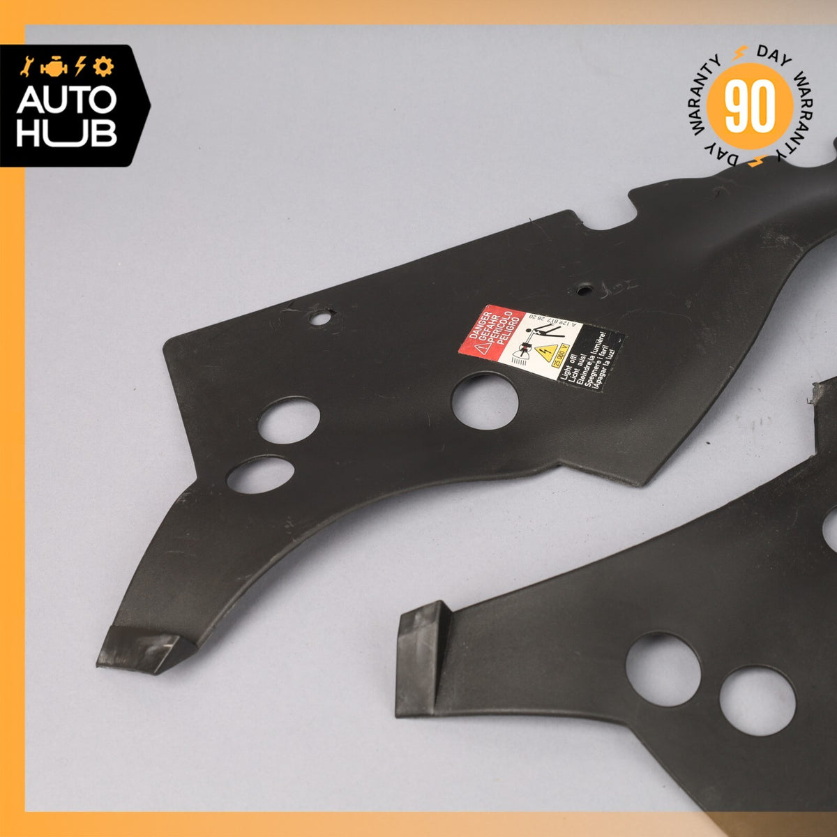03-08 Mercedes R230 SL500 SL55 AMG Upper Radiator Support Top Cover Set of 2 OEM - photo 3