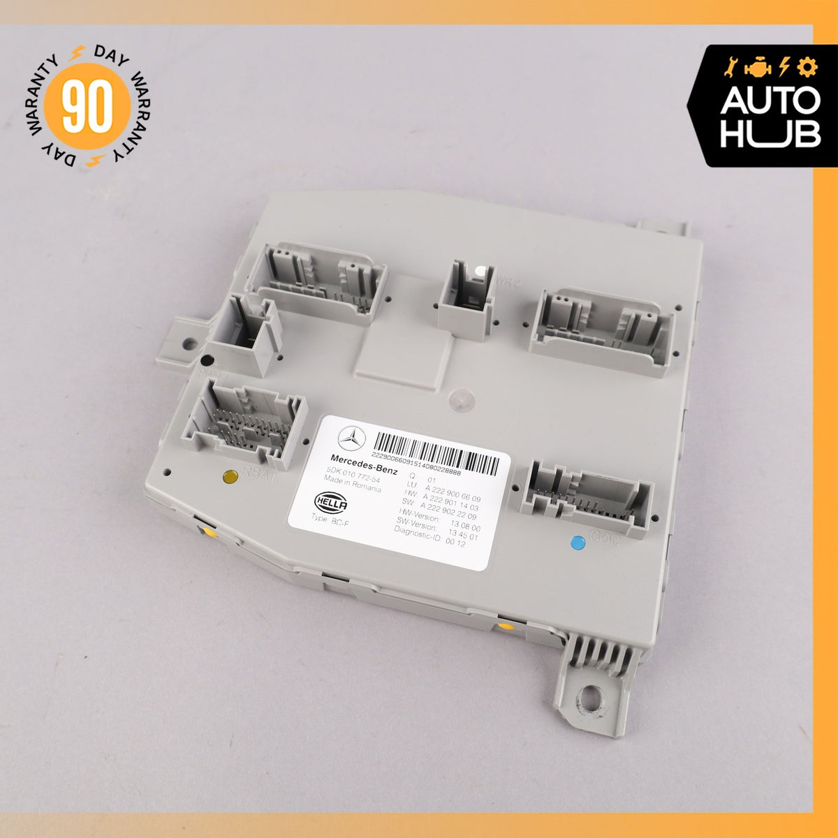 Mercedes W222 S550 S65 AMG Front SAM Acquisition Control Module 2229006609 OEM - photo 2