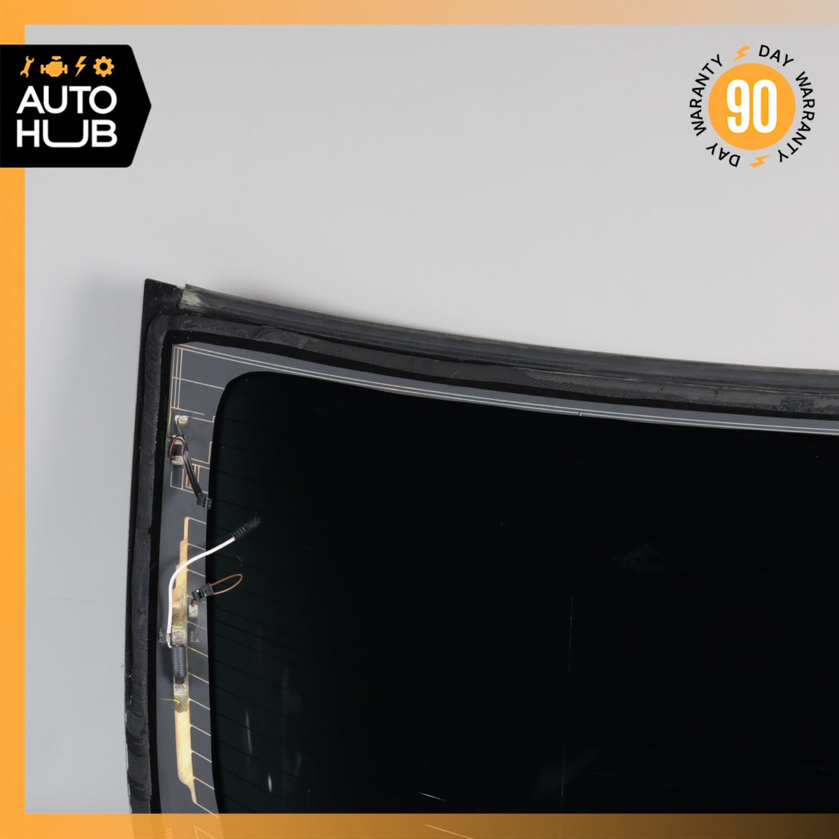 17-23 Mercedes W205 C300 C43 C63 AMG Coupe Rear Windshield Window Glass OEM 50k - photo 14
