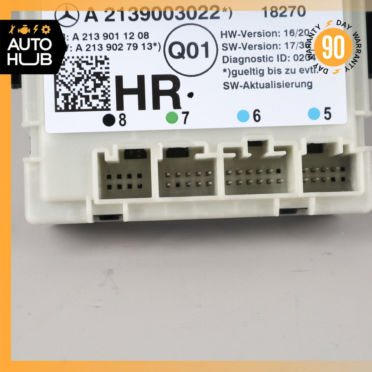 Mercedes W213 E300 Rear Right Side Door Control Module 2139003022 OEM - photo 6