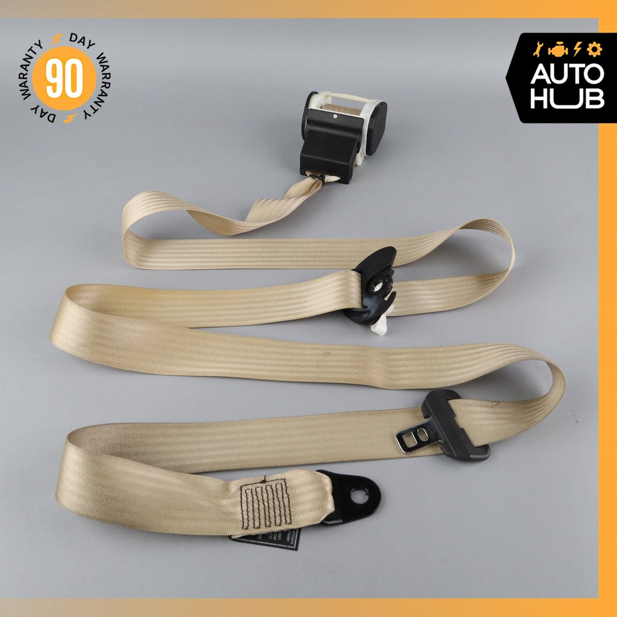 99-04 Bentley Arnage / RR Seraph Front Left Side Seat Belt Retractor Beige OEM - photo 1