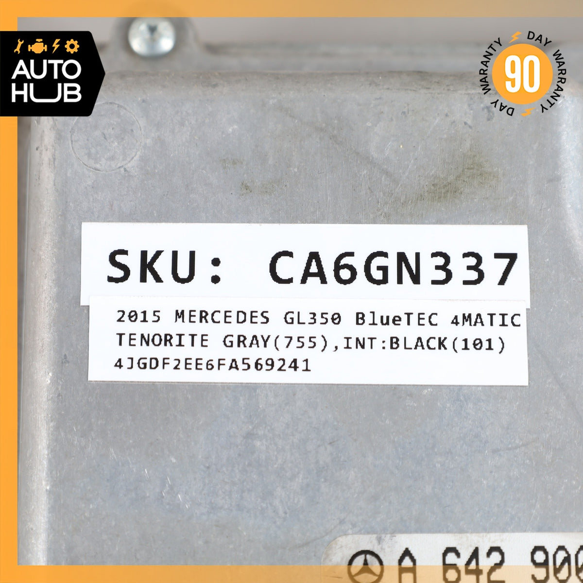 14-16 Mercedes X166 GL350 BlueTec Diesel ECU Engine Control Module Unit OEM - photo 11