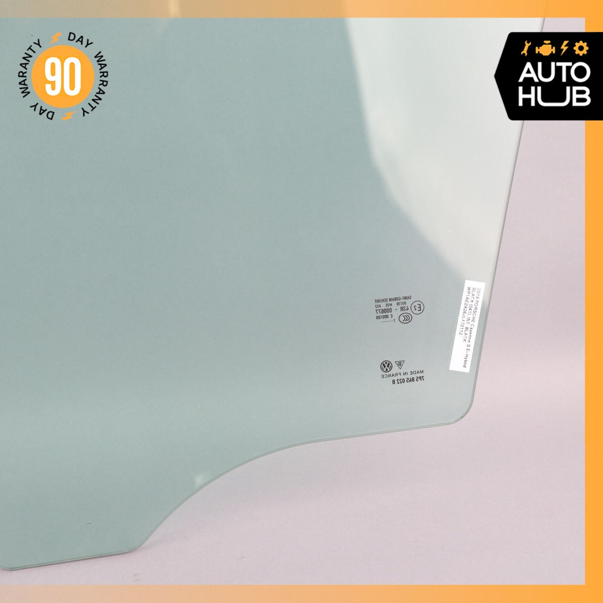 11-18 Porsche Cayenne 958 E-Hybrid S Front Right Side Door Window Glass OEM - photo 11