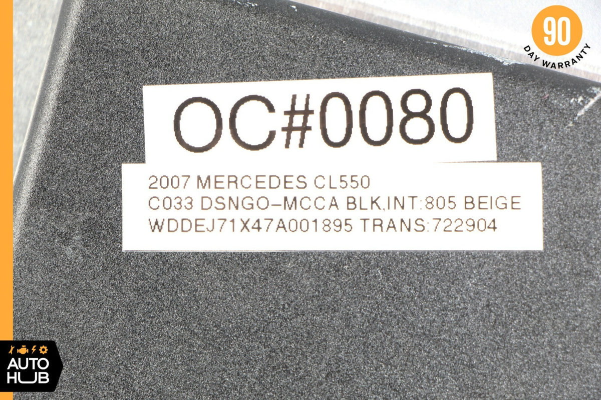 07-14 Mercedes CL550 S600 Active Body Control ABC Suspension Module Control OEM - photo 8