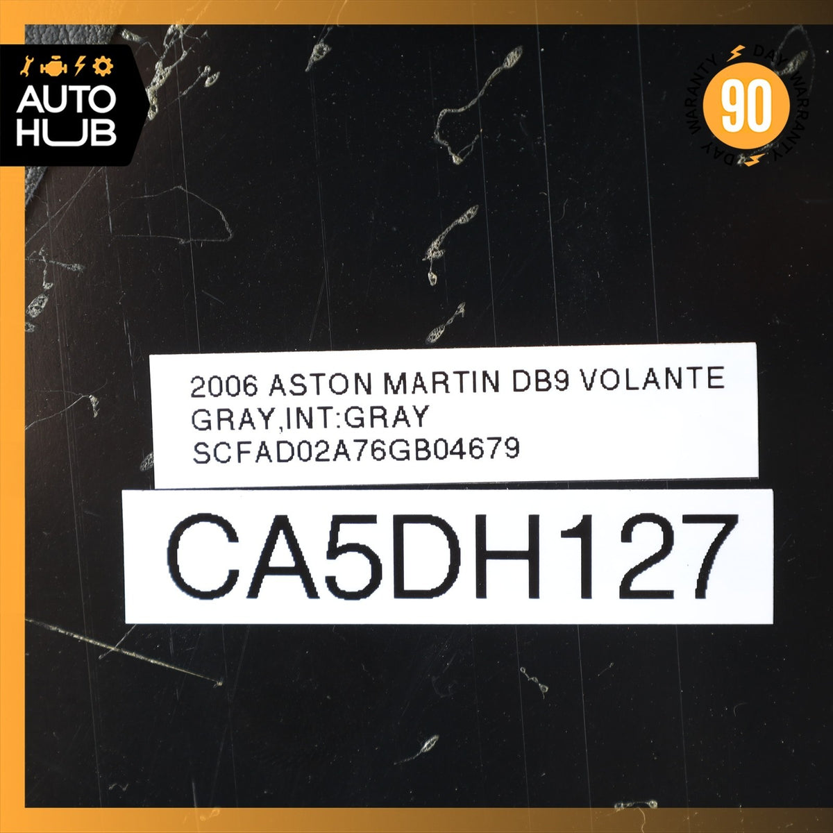 Aston Martin DB9 Trunk Boot Battery Cover Carpet Trim Left Side Black OEM 34k - photo 8