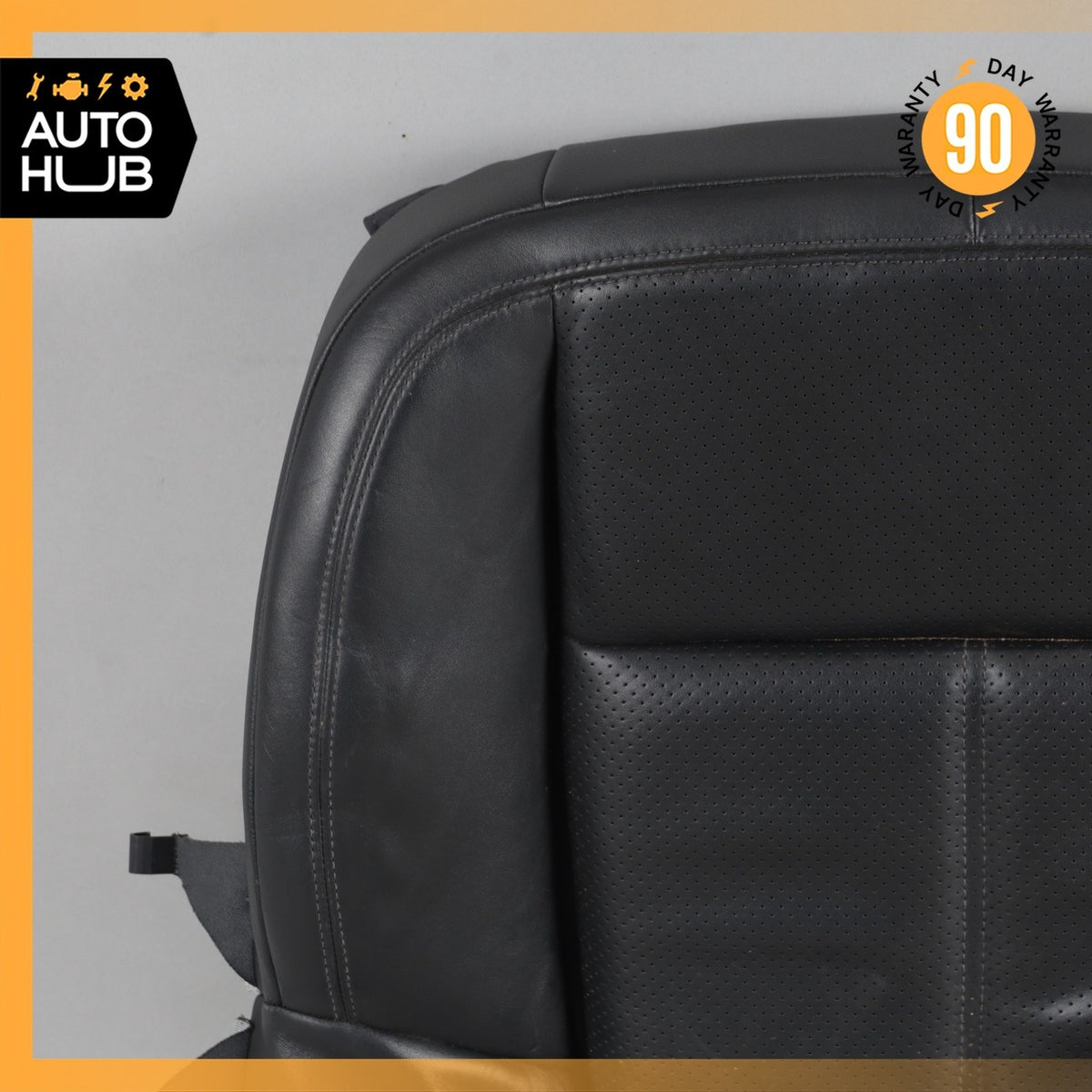 15-18 Porsche Macan 95B Front Left Lower Bottom Seat Cushion Leather Black OEM - photo 7